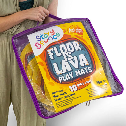 THE FLOOR IS LAVA Play Mat Set