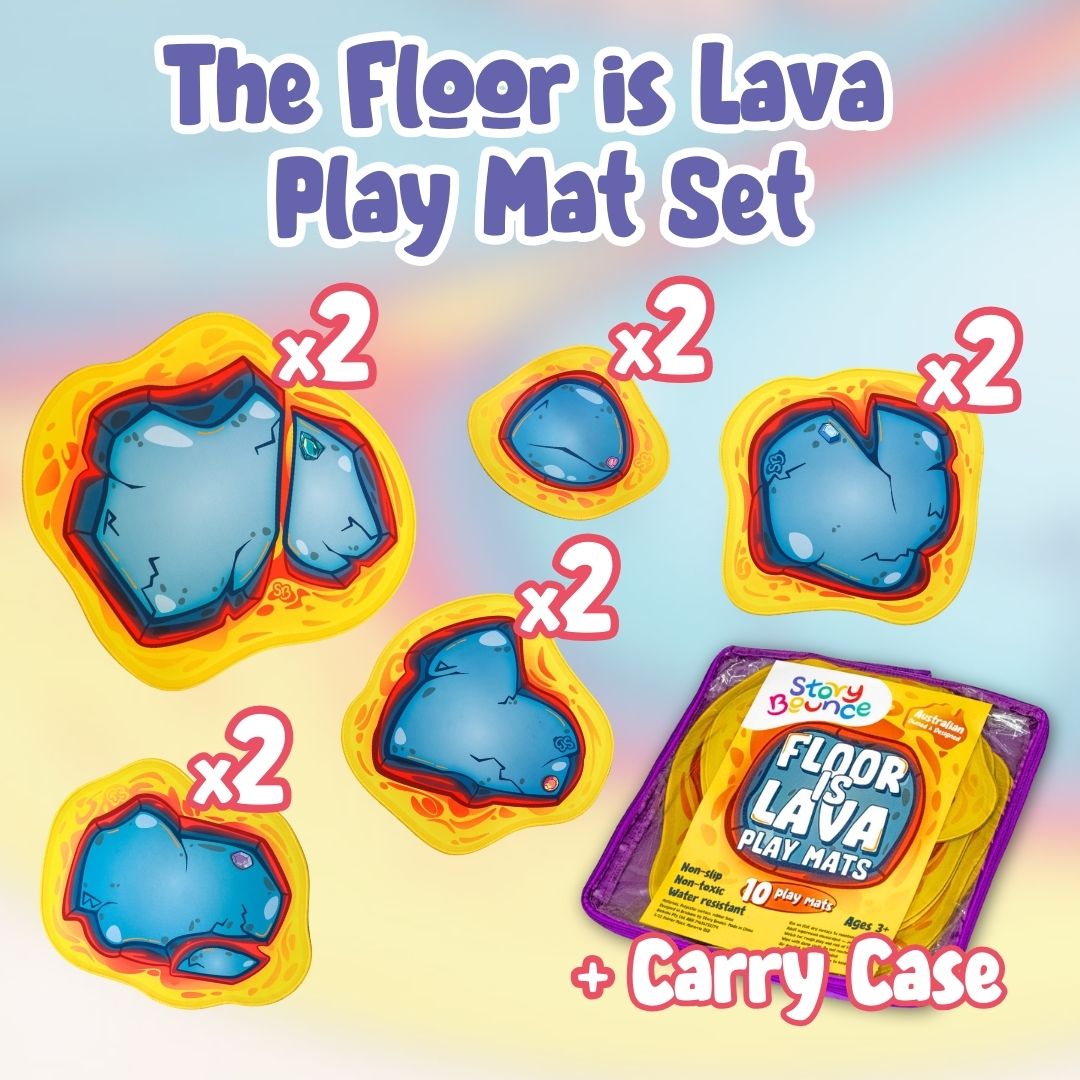 THE FLOOR IS LAVA Play Mat Set